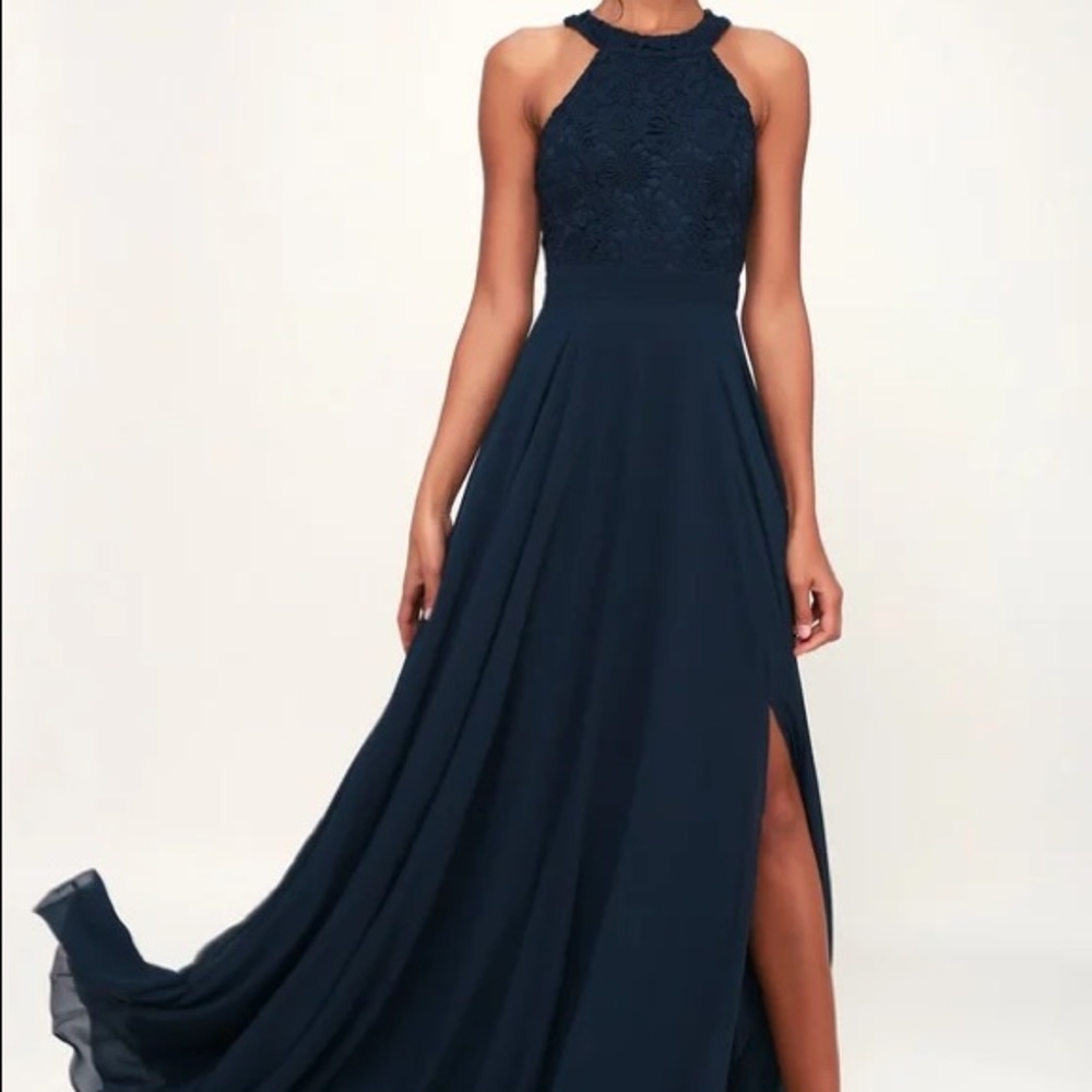 Lulus Navy Bridesmaid Dress